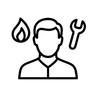 Gas service technician
