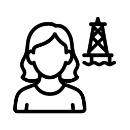 Offshore drilling worker