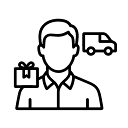 Delivery van driver