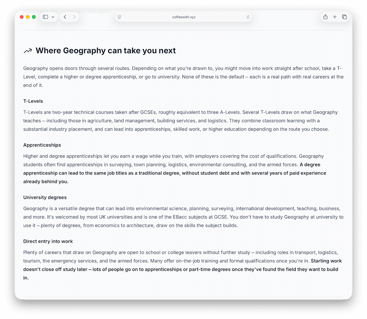 Pathway guides and videos