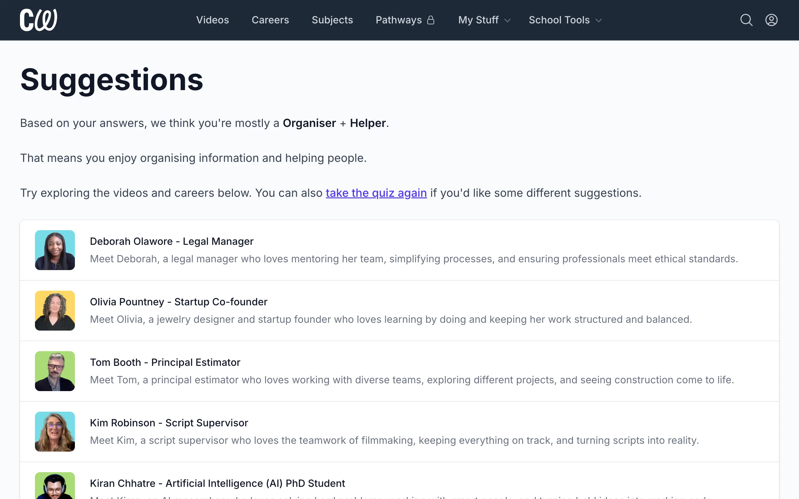 Exploring suggestions